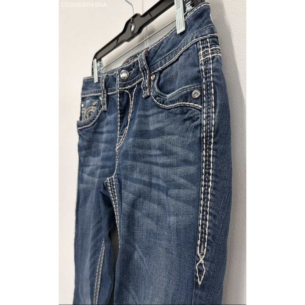 Rock Revival Blue Womens Boot jeans - Size 29 - Picture 4 of 10